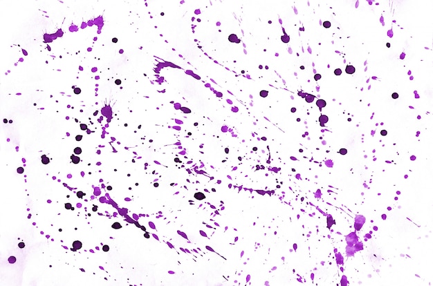 Immagine di sfondo astratta dell&#39;acquerello di punti bagnati misti di colore viola