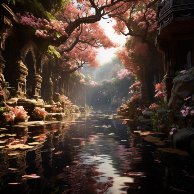 Immagine di sfondo dell'Ethereal Eden Ensemble Spring.