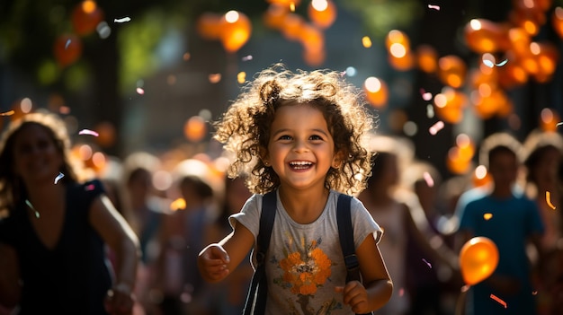 Immagine di sfondo della giornata dei bambini. Giornata dei piccoli sognatori