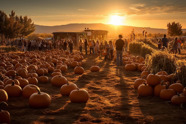 Immagine di sfondo di Halloween generata da Ai