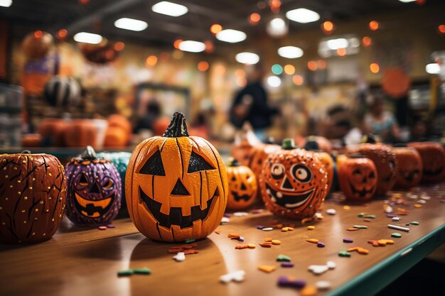 Immagine di sfondo di Halloween generata dall'intelligenza artificiale