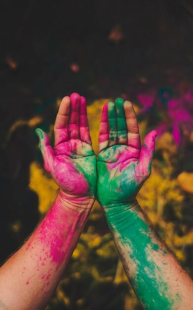 Immagine di sfondo di Happy Holi Holi festival