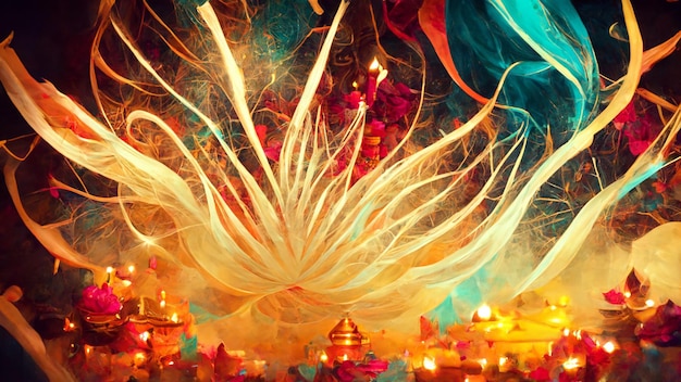 Immagine di sfondo per il festival indiano Diwali