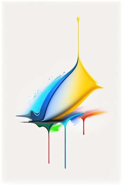 Immagine di un'esplosione di colori
