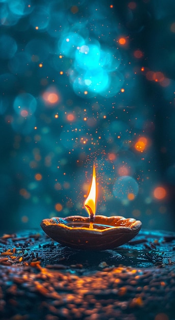 Immagine di un felice Diwali