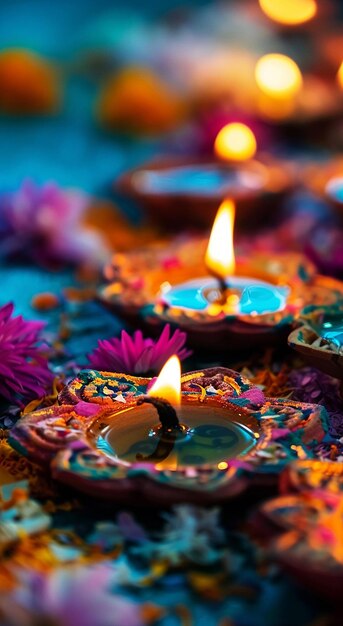 Immagine di un felice Diwali