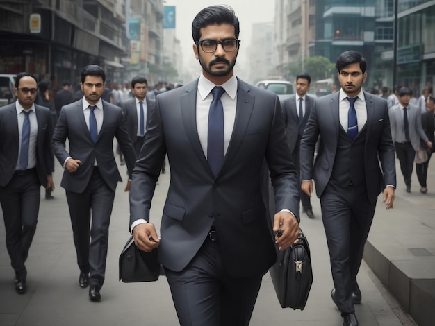 Immagine di uomini d'affari indiani