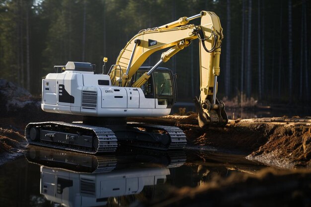 Immagine di White Surface Feller Buncher