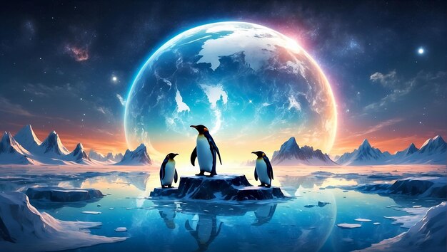 immagine fantastica di pinguino