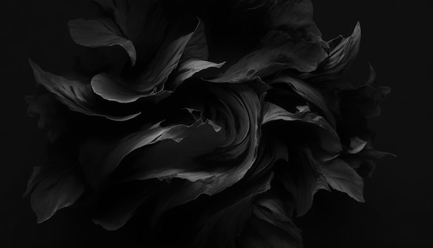 Immagine fotografica d'archivio carta da parati HD 8K con piuma nera