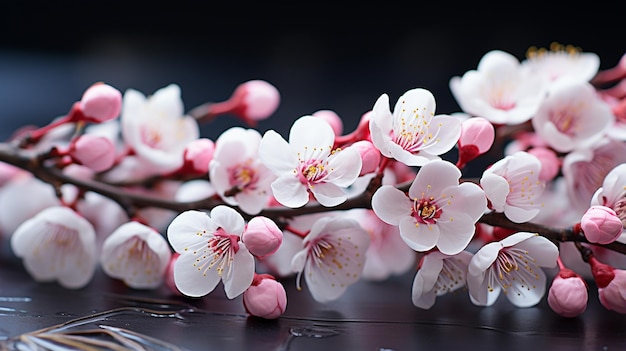 Immagine fotografica d'archivio di fiori di ciliegio giapponesi HD 8K