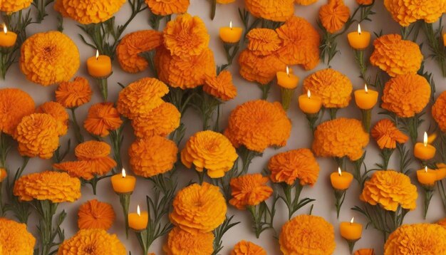 Immagine fotografica d'archivio fiori di calendula HD 8K