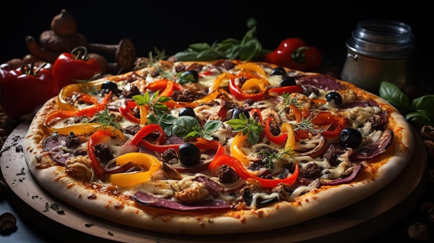 immagine fotografica della carta da parati HD della pizza