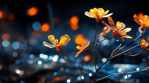 immagine fotografica di fiori luminosi sfondo HD