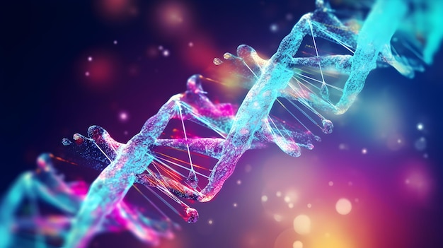 Immagine generata dall'elica del DNA ai