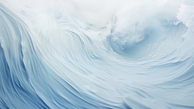 Immagine grafica di vortici vorticosi che si formano in oceani a flusso veloce