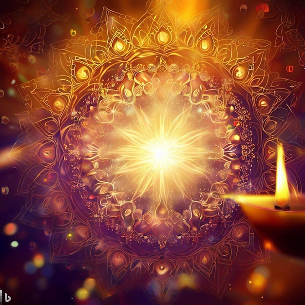 Immagine gratuita di poster Happy Diwali 2023 e sfondo di Diwali