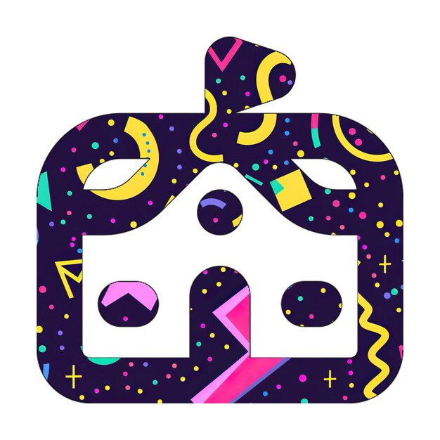 Immagine icon school Purple 80s Pattern Style