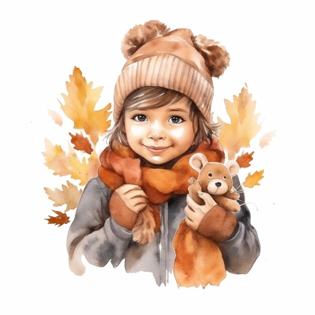 immagine raffigurante di una ragazzina che tiene in mano un orsacchiotto