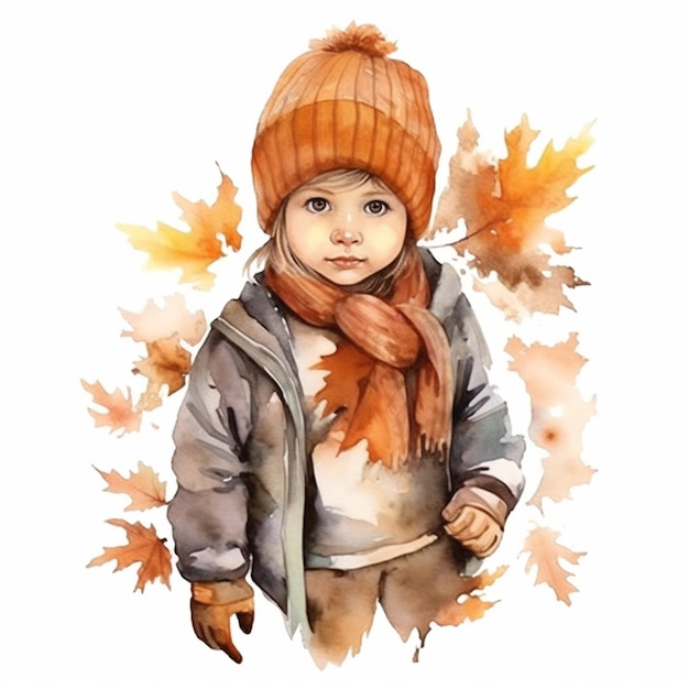immagine raffigurante un bambino che indossa un cappello e una sciarpa