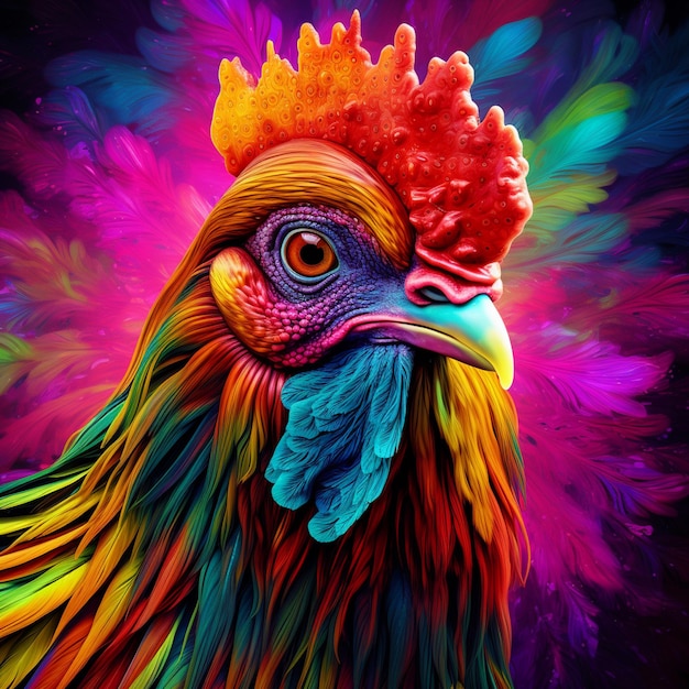 Immagine realistica del pollo