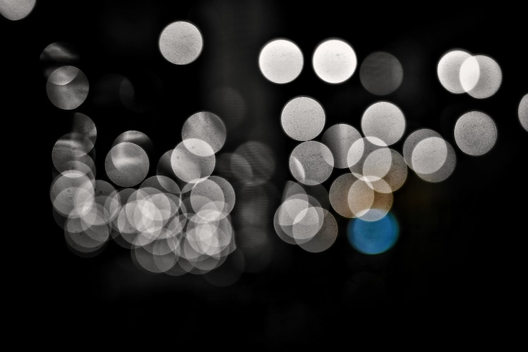 Foto immagine sfocata delle luci