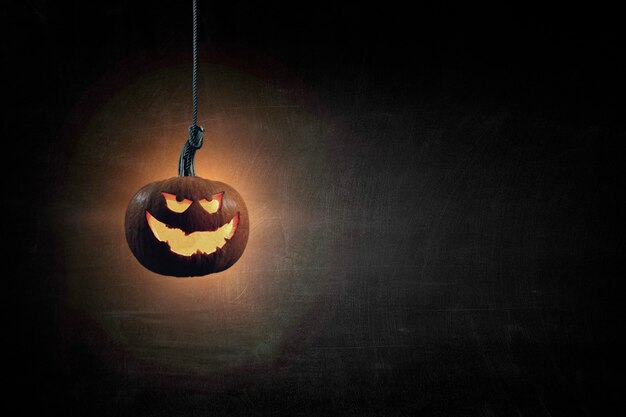 Immagine spettrale e spaventosa di Halloween. Tecnica mista