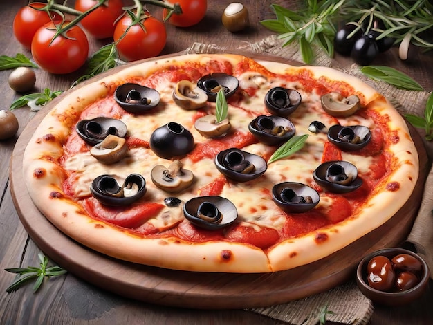 Immagini allettanti di pizza piccante che ti faranno venire voglia di mangiare