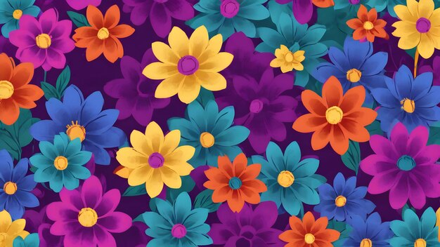 immagini animate di fiori colorati