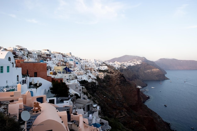 Immagini del paesaggio di Oia, Santorini