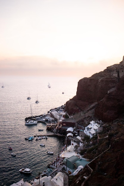 Immagini del paesaggio di Oia, Santorini