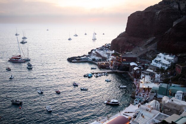 Immagini del paesaggio di Oia, Santorini