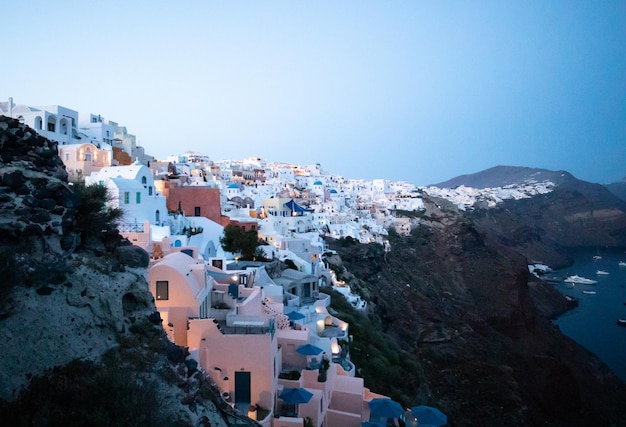 Immagini del paesaggio di Oia, Santorini