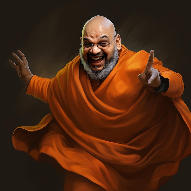 Immagini del personaggio dei cartoni animati di Amit Shah Amit Shah Ai