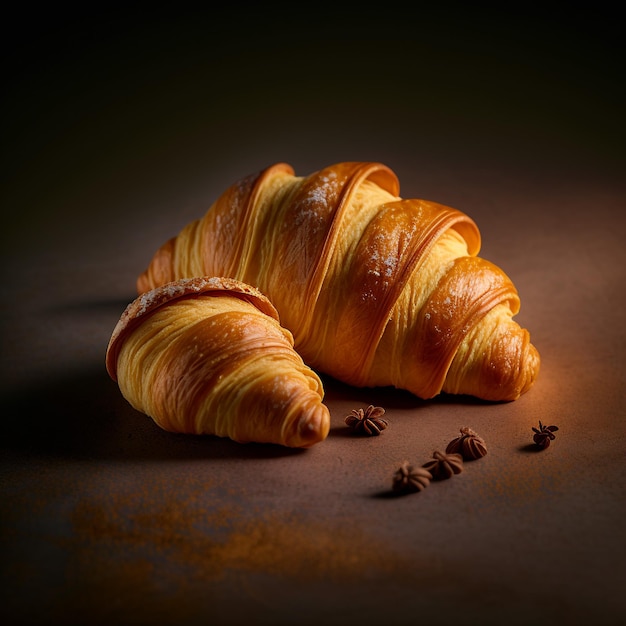 Immagini di illustrazioni di croissant