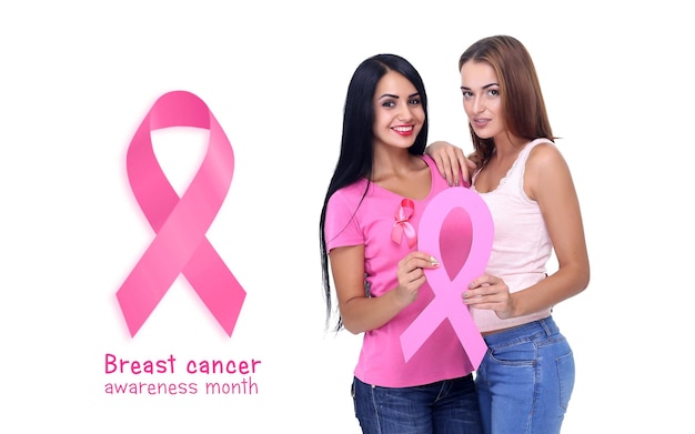Immagini di qualità premium per la consapevolezza del cancro al seno