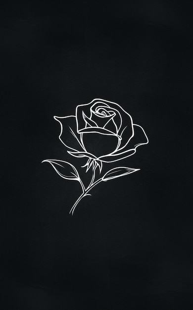 immagini di rose disegnate a mano