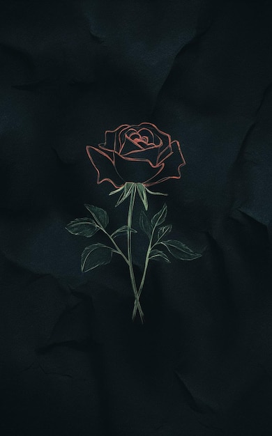 immagini di rose disegnate a mano