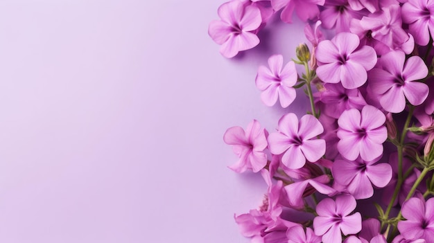 Immagini di sfondo phlox Colori naturali sfondo luminoso Generativo Ai