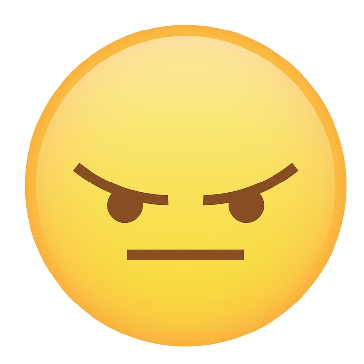 Foto immagini grafiche di emoji arrabbiate