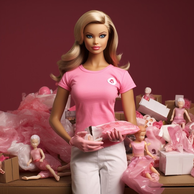 Immagini straordinarie dell'eleganza delle bambole Barbie