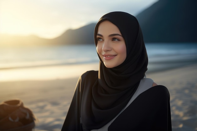 Immagini vibranti dello stile di vita islamico Abbigliamento culturalmente autentico un viaggio visivo attraverso le tradizioni della spiritualità e i legami della comunità hijab burka