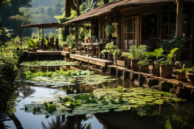 Immerso tra i paesaggi sereni e pittoreschi della Thailandia rurale