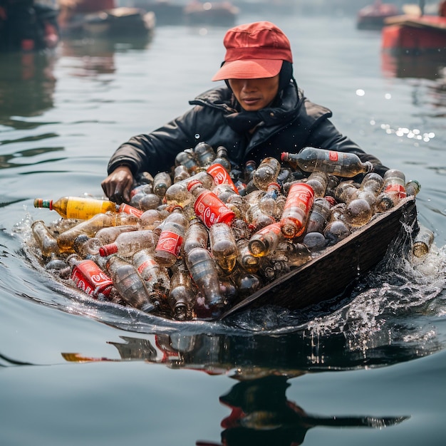 Immondizia nell'oceano