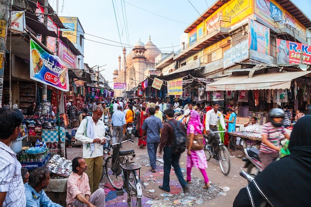 Immondizia sulla strada India