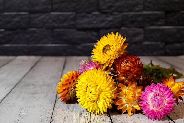 Immortelle di fiori autunnali