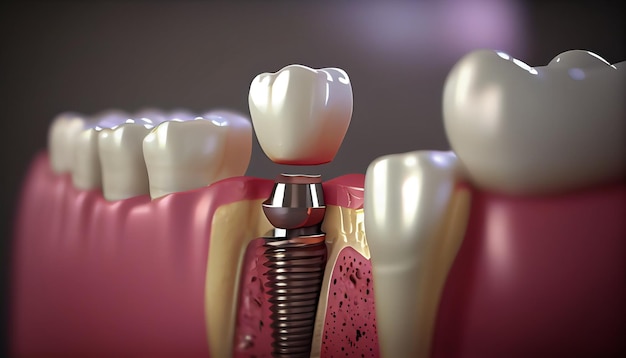 Impianto dentale Cure odontoiatriche Generative Ai