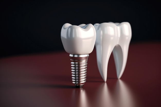 Implante dentale e dente