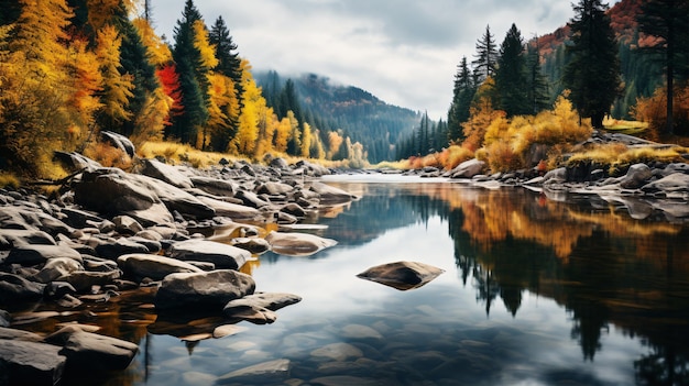 Impressionanti foto aeree della colorata foresta autunnale, ottima per i siti web a tema naturale