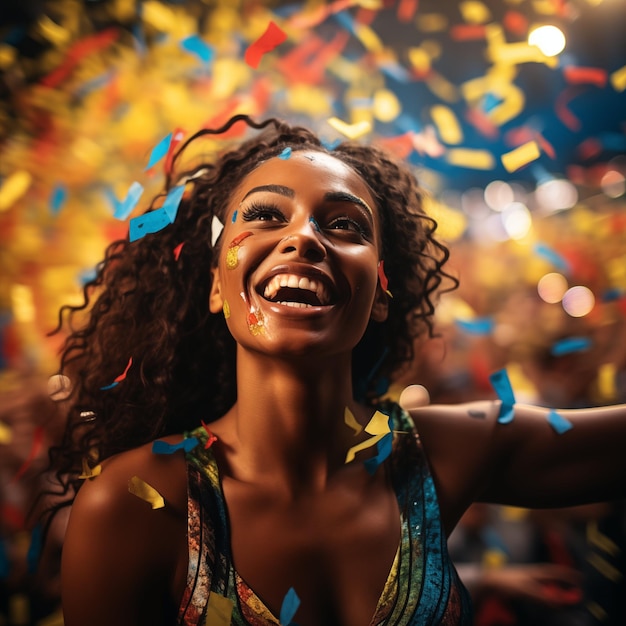 Impressioni colorate del carnevale di Rio de Janeiro